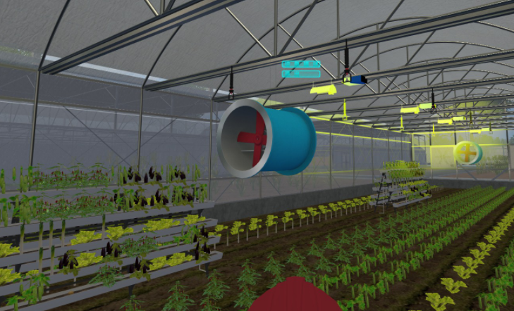 虚拟仿真赋能温室搭建教学